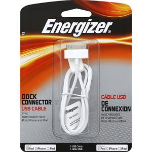 Energizer Dock Connector USB Cable