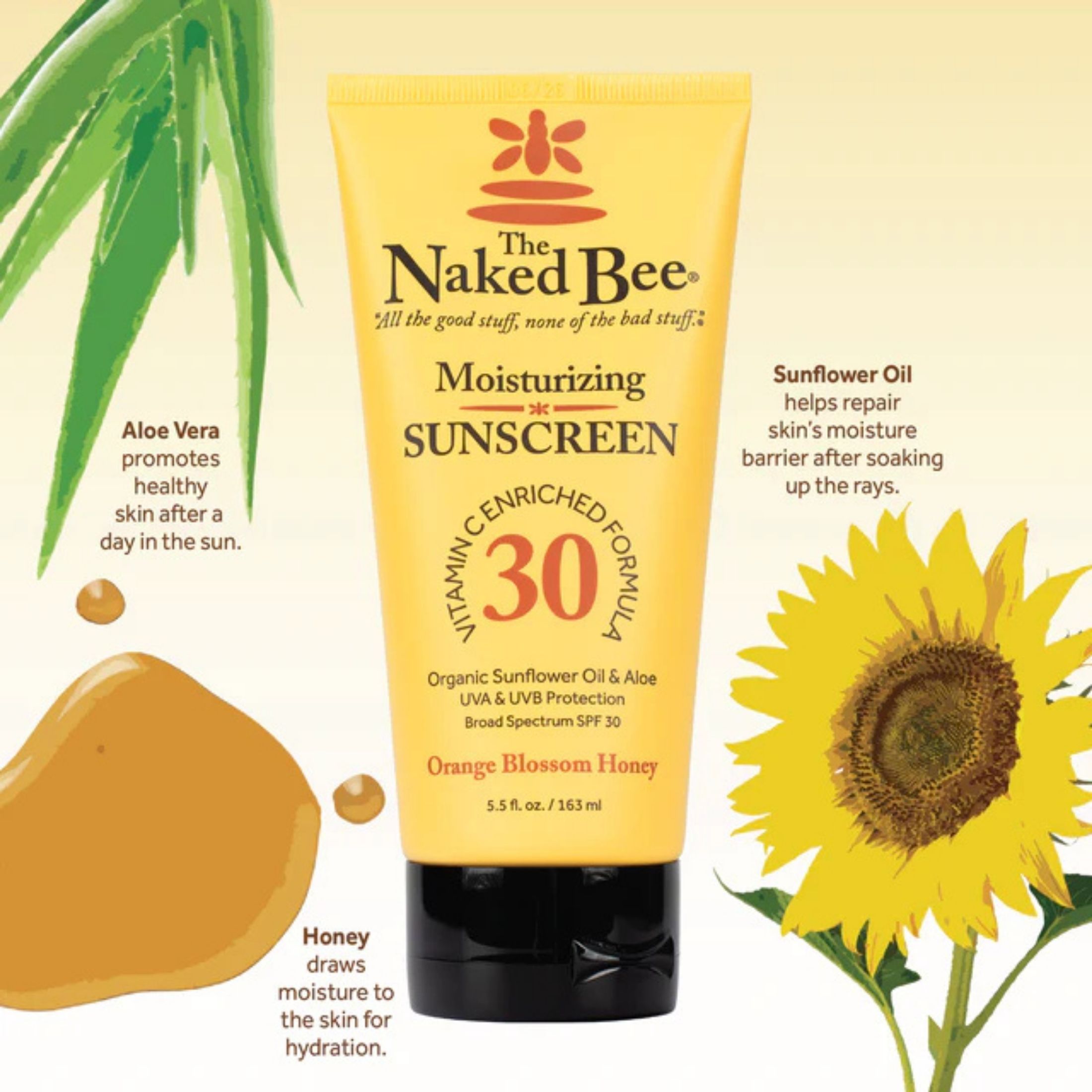 Naked Bee The Moisturizing Sunscreen SPF 30