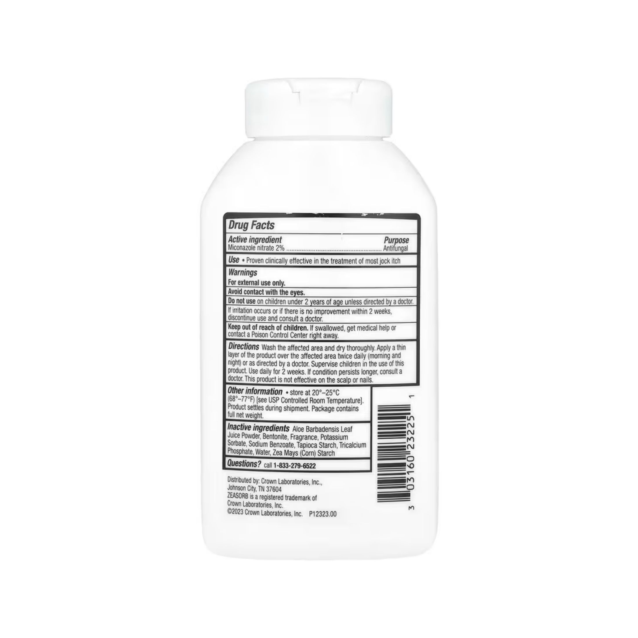 Zeasorb Antifungal Treatment, Super Absorbent Powder, Athlete's Foot