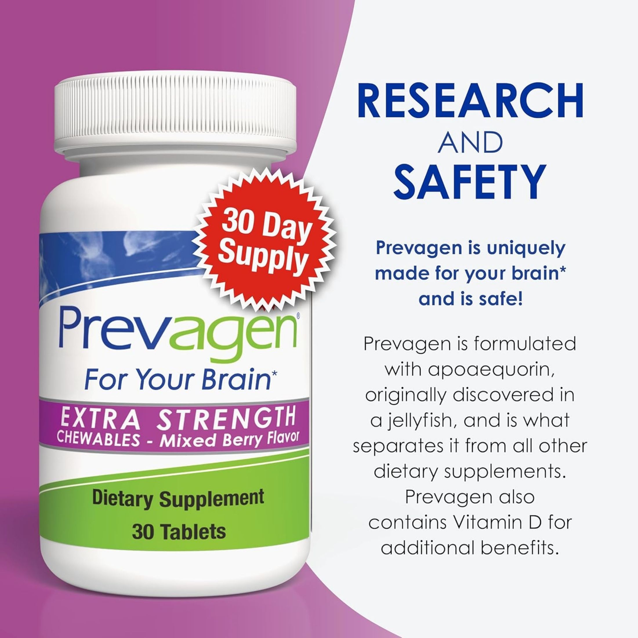 Prevagen Improves Memory, Extra Strength, Capsules
