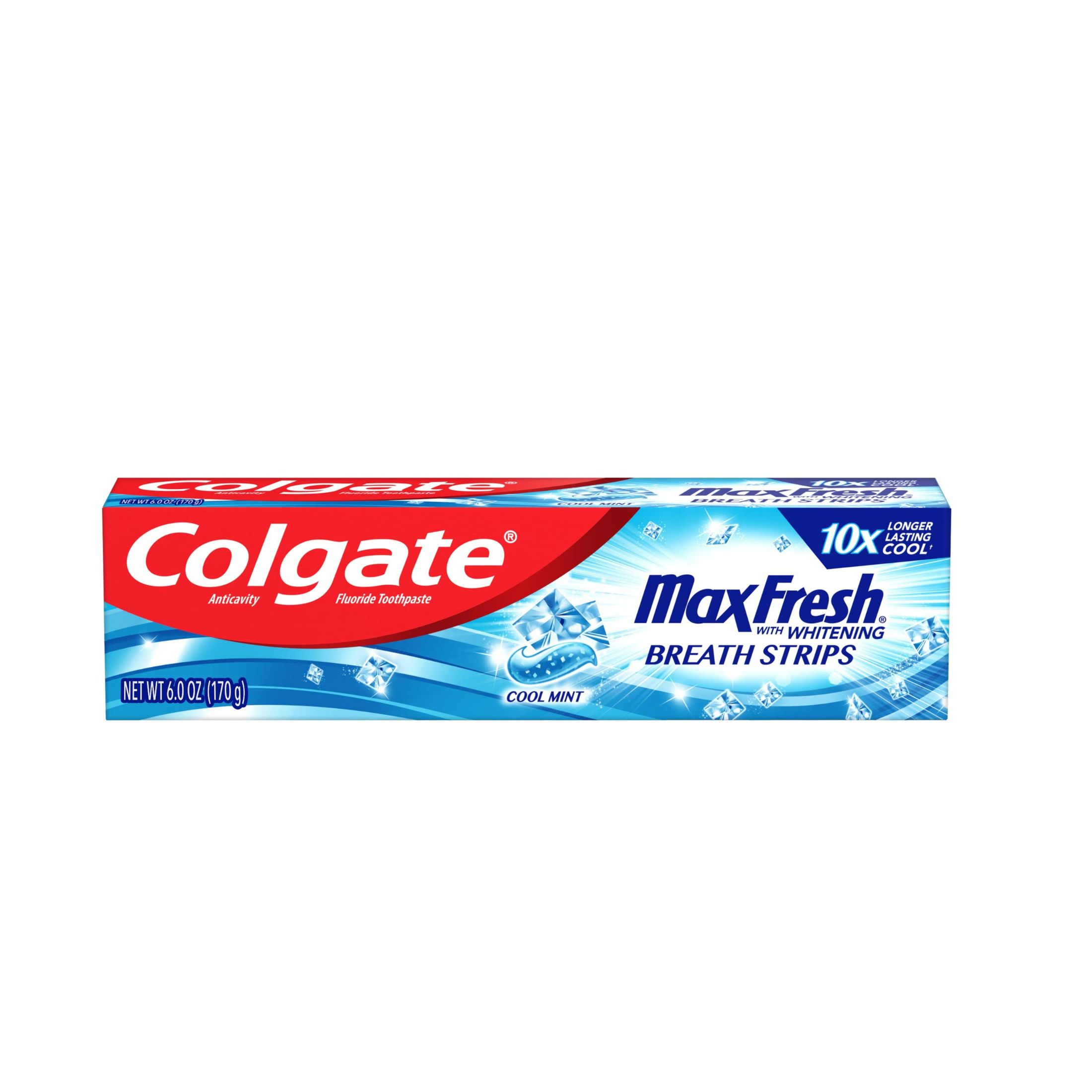 Colgate MaxFresh With Whitening & Breath Strips 6oz