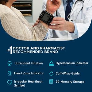 Omron 7 Series Wireless Wrist Blood Pressure Monitor Black BP6350