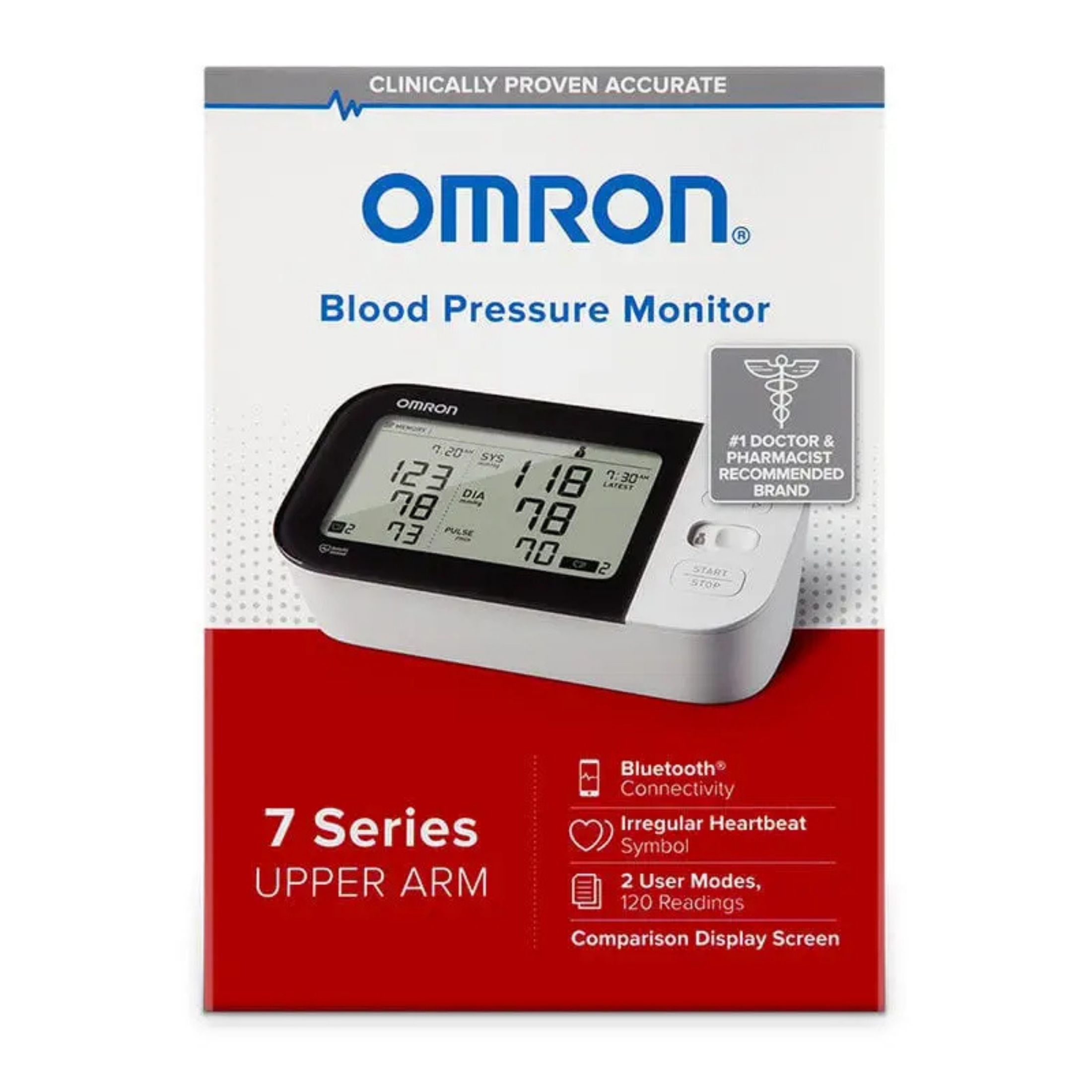 Omron 7 Series Wireless Upper Arm Blood Pressure Monitor BP7350