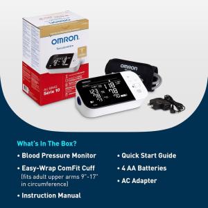 Omron 10 Series Wireless Upper Arm Blood Pressure Monitor BP7450