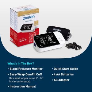 Omron 10 Series Wireless Upper Arm Blood Pressure Monitor BP7450
