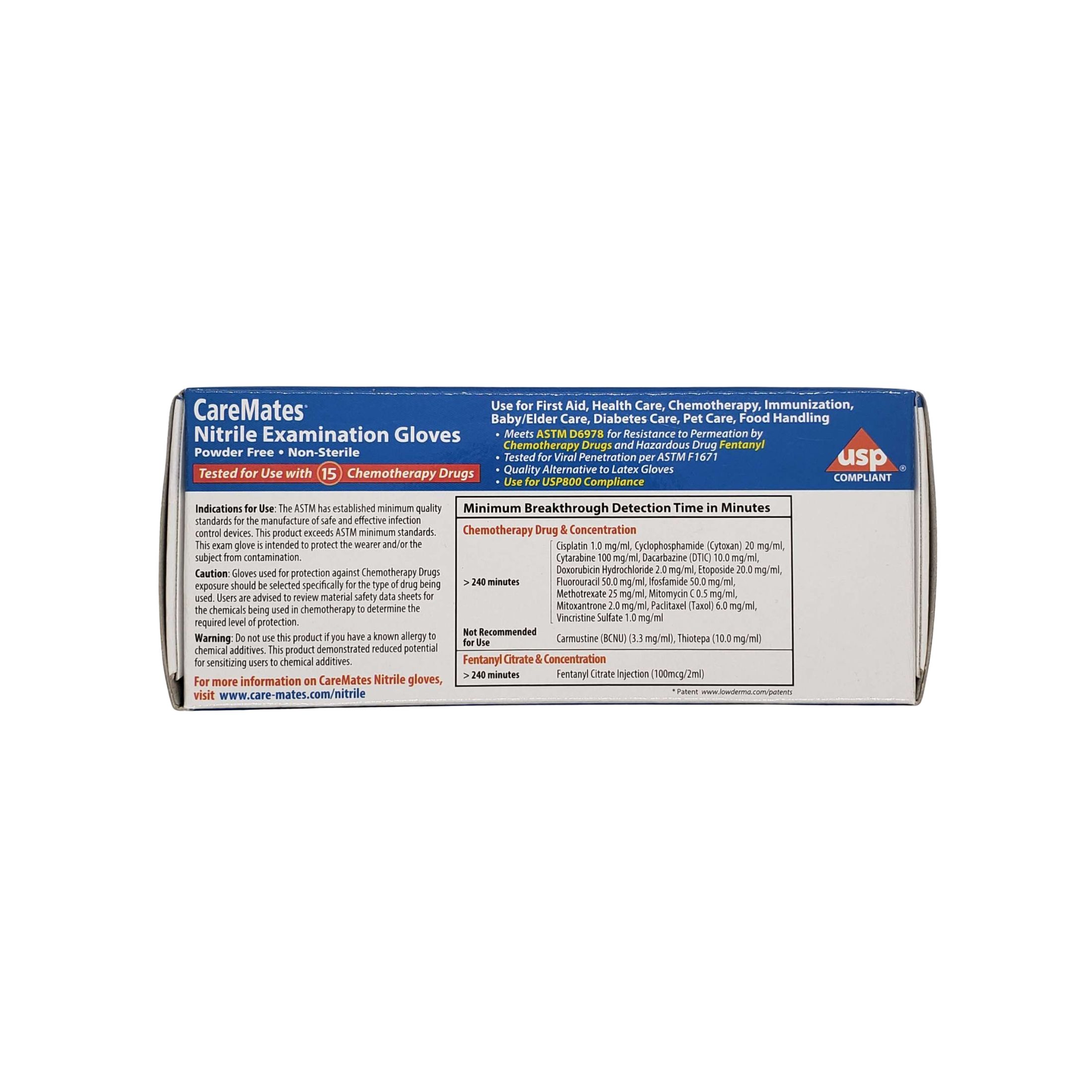 CareMates Vytrile Gloves Powder Free Medium 50ct