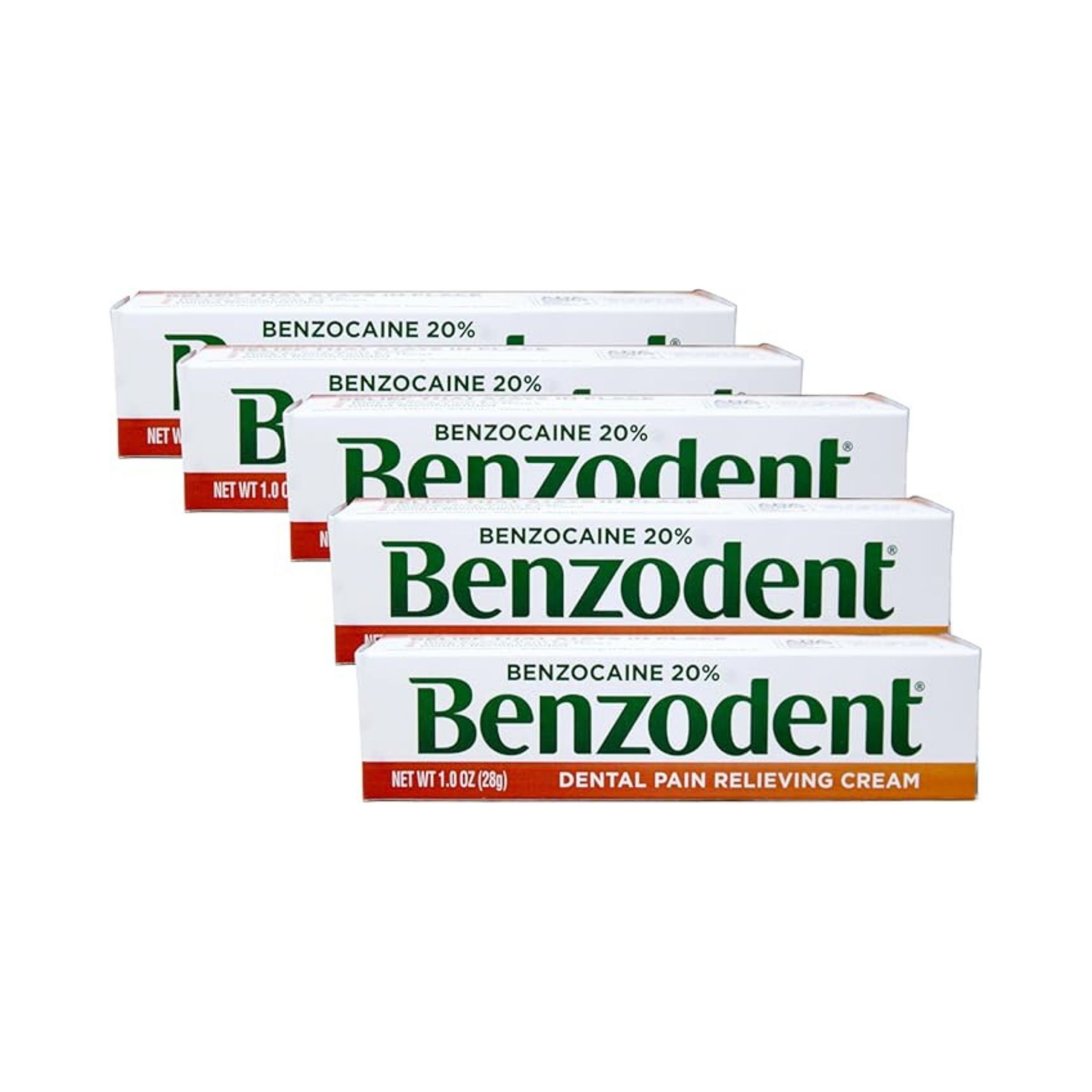 Benzodent Dental Pain Relieving Cream, 1 Oz