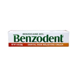 Benzodent Dental Pain Relieving Cream, 1 Oz