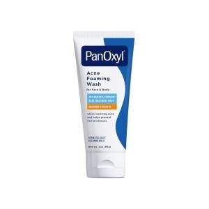 PanOxyl Acne Foaming Wash Benzoyl Peroxide 10 Maximum Strength Antimicrobial, 5.5 Ounce