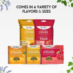 Herbion NATURALS: Cough Drops Orange No Sugar, 18 Tb