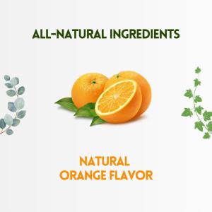Herbion NATURALS: Cough Drops Orange No Sugar, 18 Tb