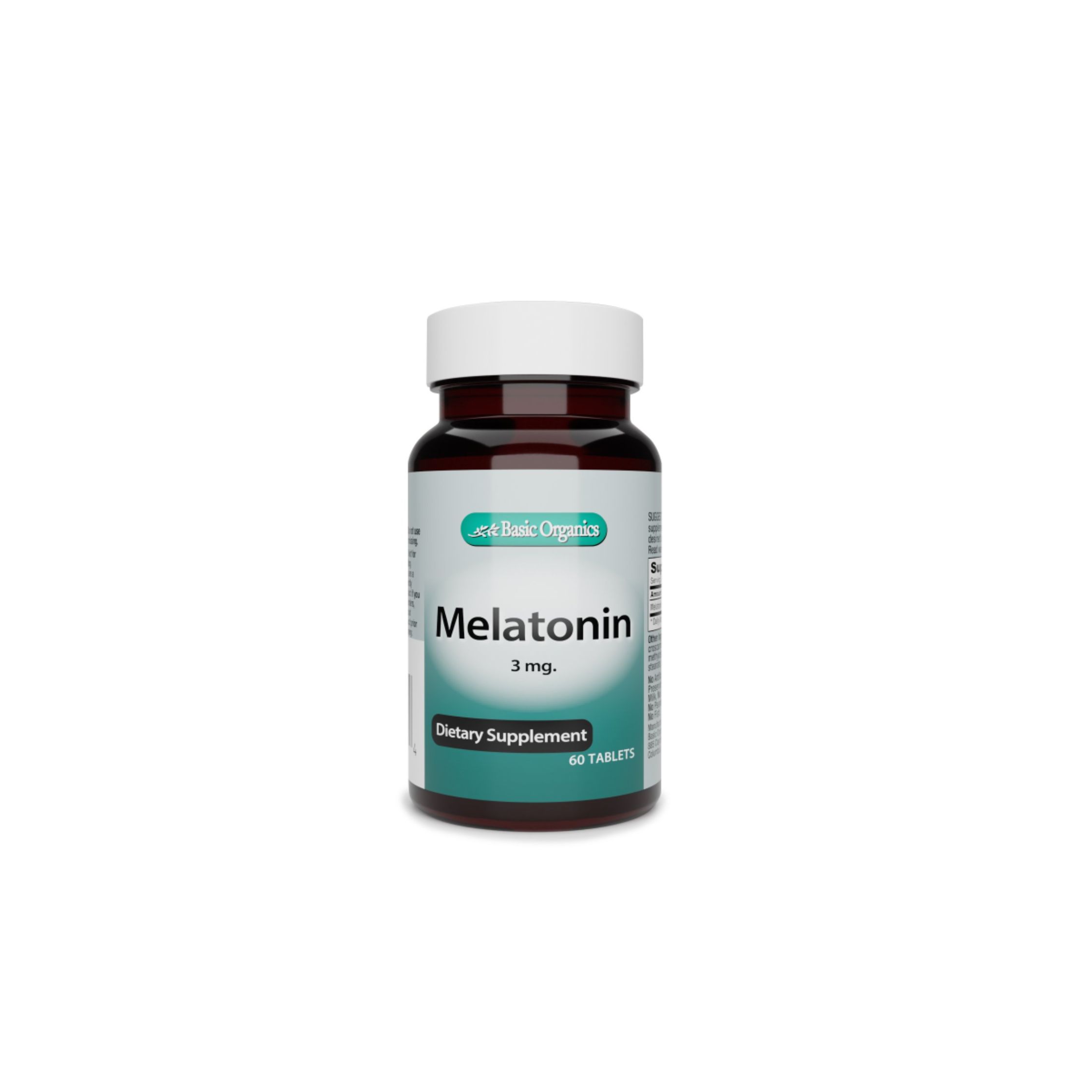 Basic Organics Melatonin 3 Mg Tablets