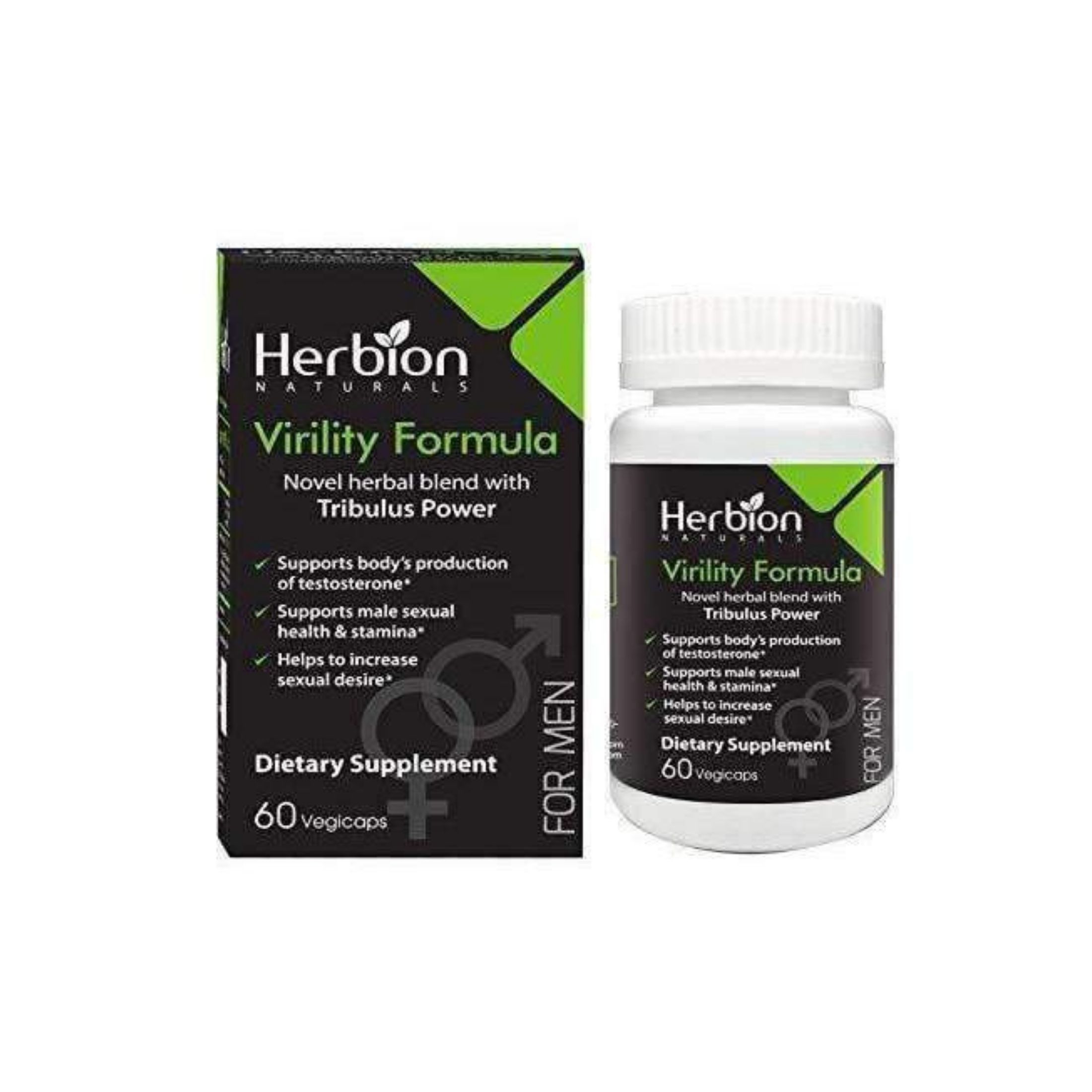 Herbion Naturals Virility Formula - 60 Vegetable Capsules
