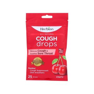 Herbion Naturals Cough Drops Cherry - 1 Each
