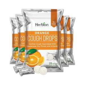 Herbion Naturals Cough Drops, Orange