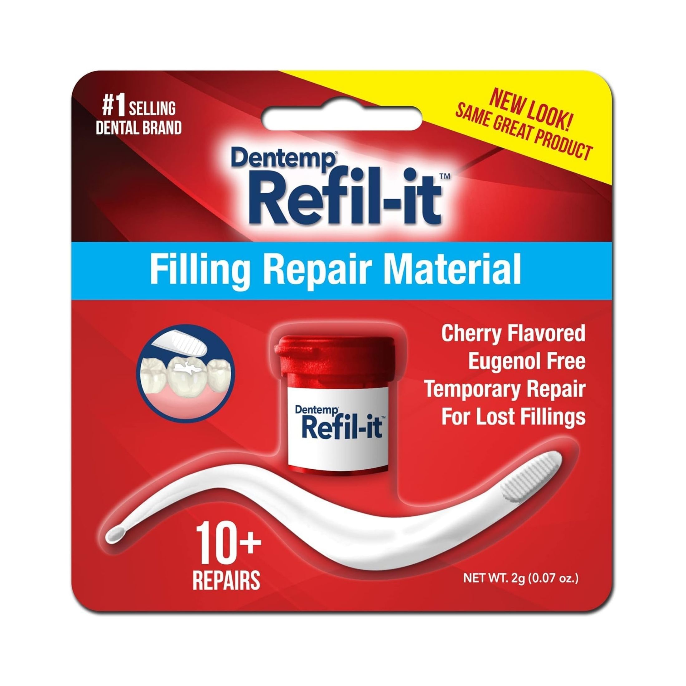 Dentemp D.O.C. Refil-it Filling Repair Material Cherry Flavor - 2 GM