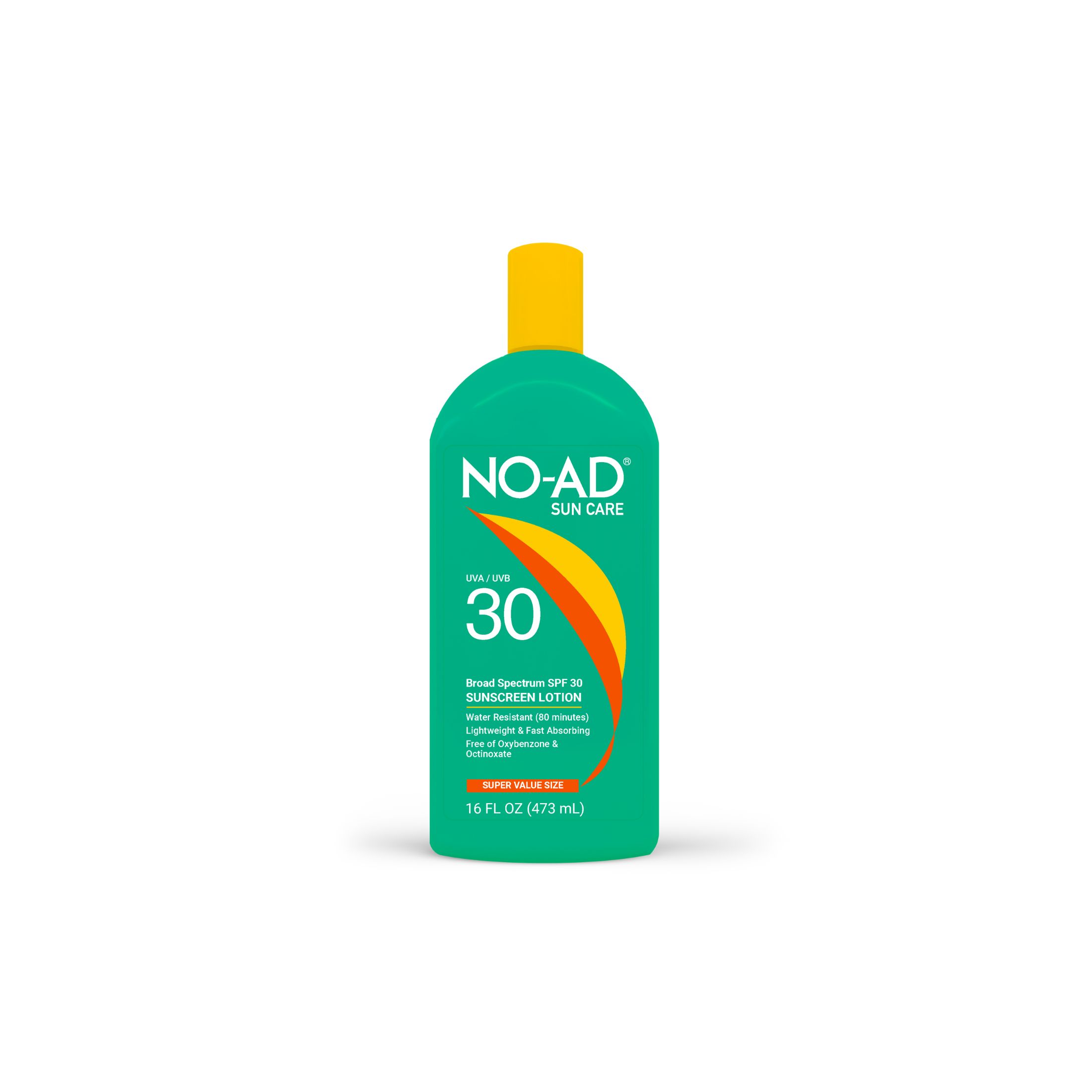 No-Ad Sun Care Sunscreen Lotion SPF 30, 16 Oz