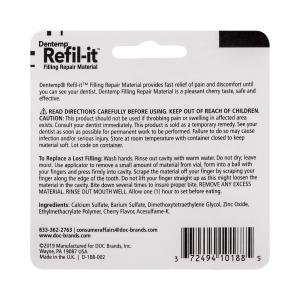 Dentemp D.O.C. Refil-it Filling Repair Material Cherry Flavor - 2 GM