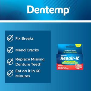 Dentemp Repair-It Advanced Formula Denture Repair Kit