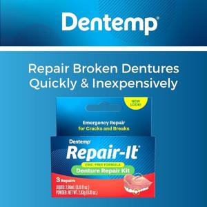 Dentemp Repair-It Advanced Formula Denture Repair Kit