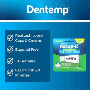 Dentemp D.O.C., Recapit Loose Cap Dental Repair