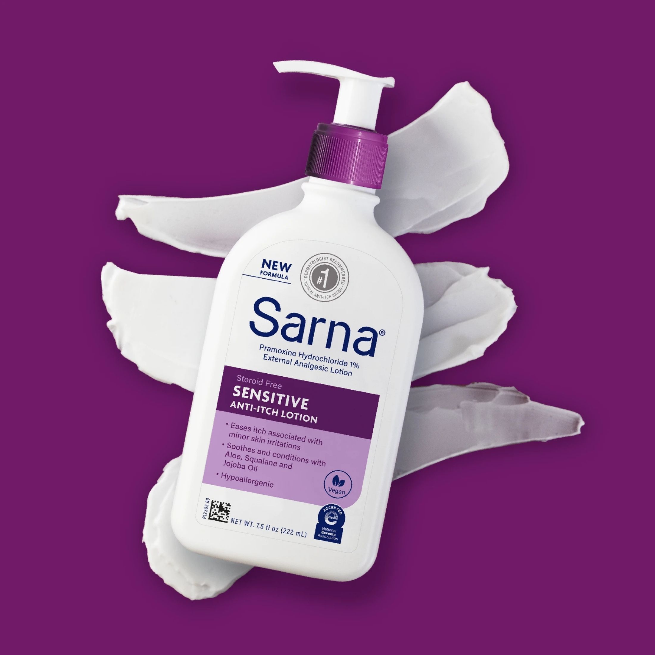 Sarna Analgesic Lotion, External, Itch Relief, Sensitive