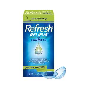 Refresh Relieva Lubricant Eye Drops Preserved Tears - 0.33 Fl Oz