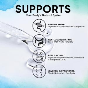 Glycerin Suppositories Laxatives 25 Count By Unipack Inc