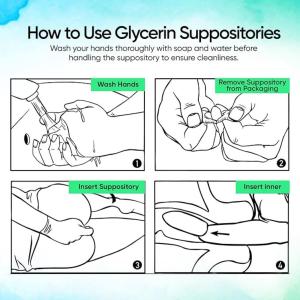 Glycerin Suppositories Laxatives 25 Count By Unipack Inc