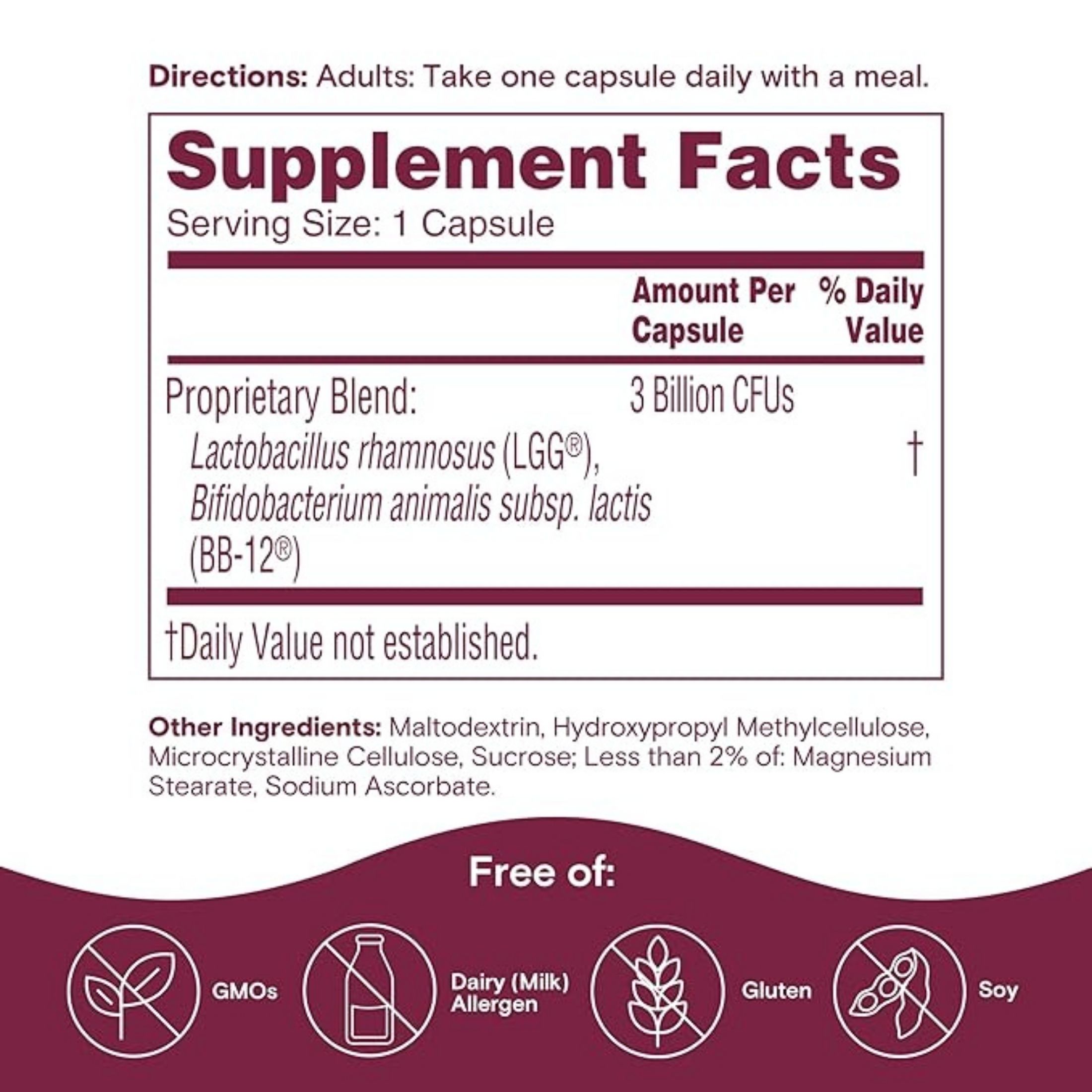 Phillips' Colon Health Capsules 4-in-1 Symptom Defense Daily Probiotic