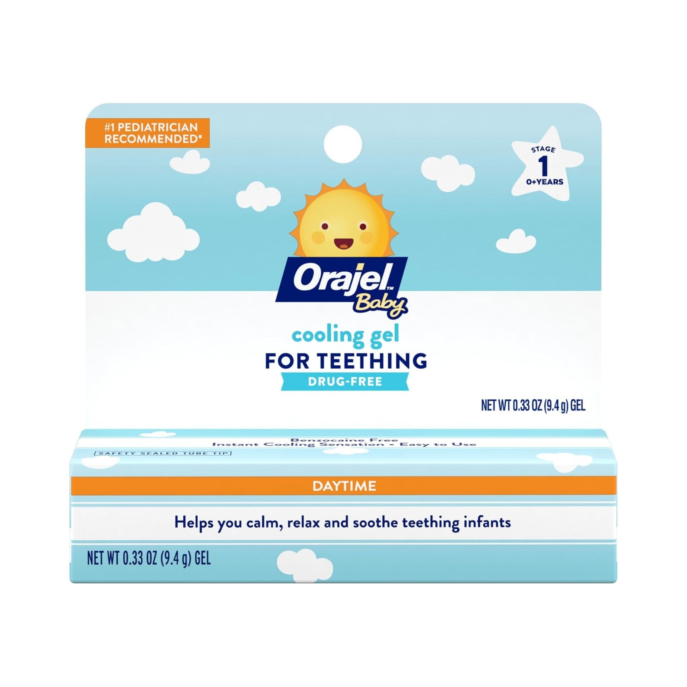 Orajel Baby Cooling Gel For Teething, Non Medicated