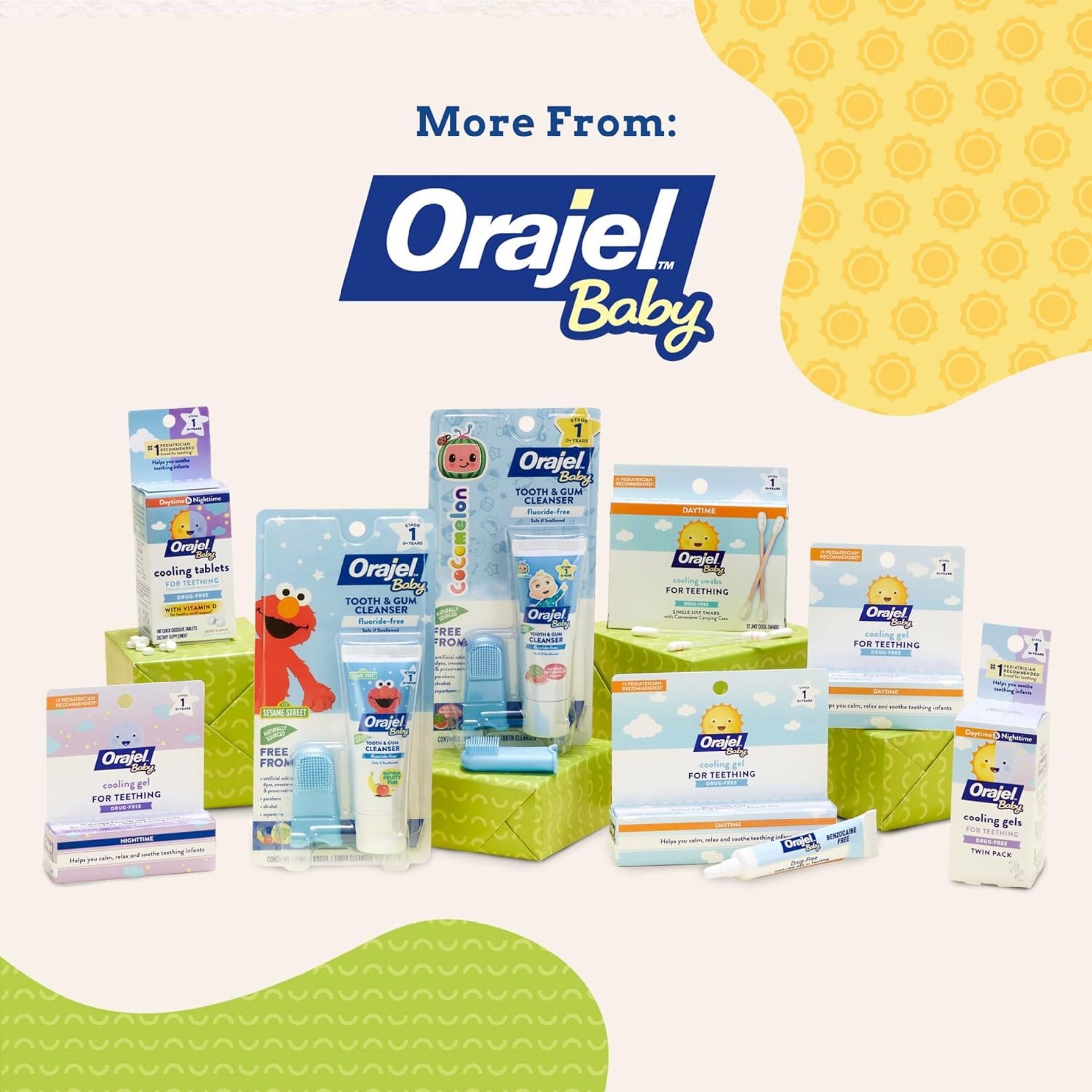 Orajel Baby Cooling Gel For Teething, Non Medicated