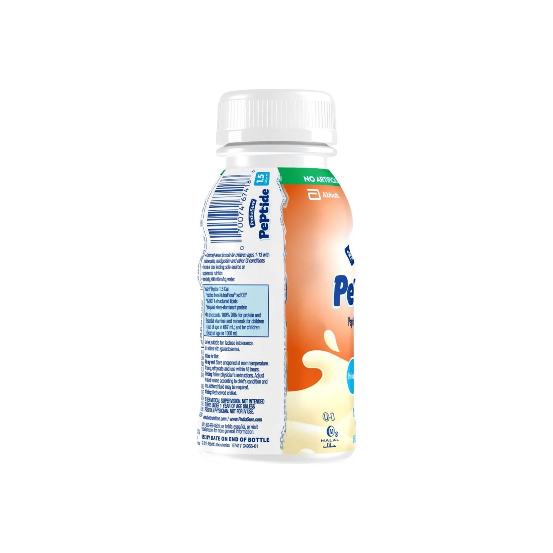 Abbott Nutrition PediaSure Peptide 1.5 Cal Vanilla Pediatric Oral Supplement, 8-ounce Bottle