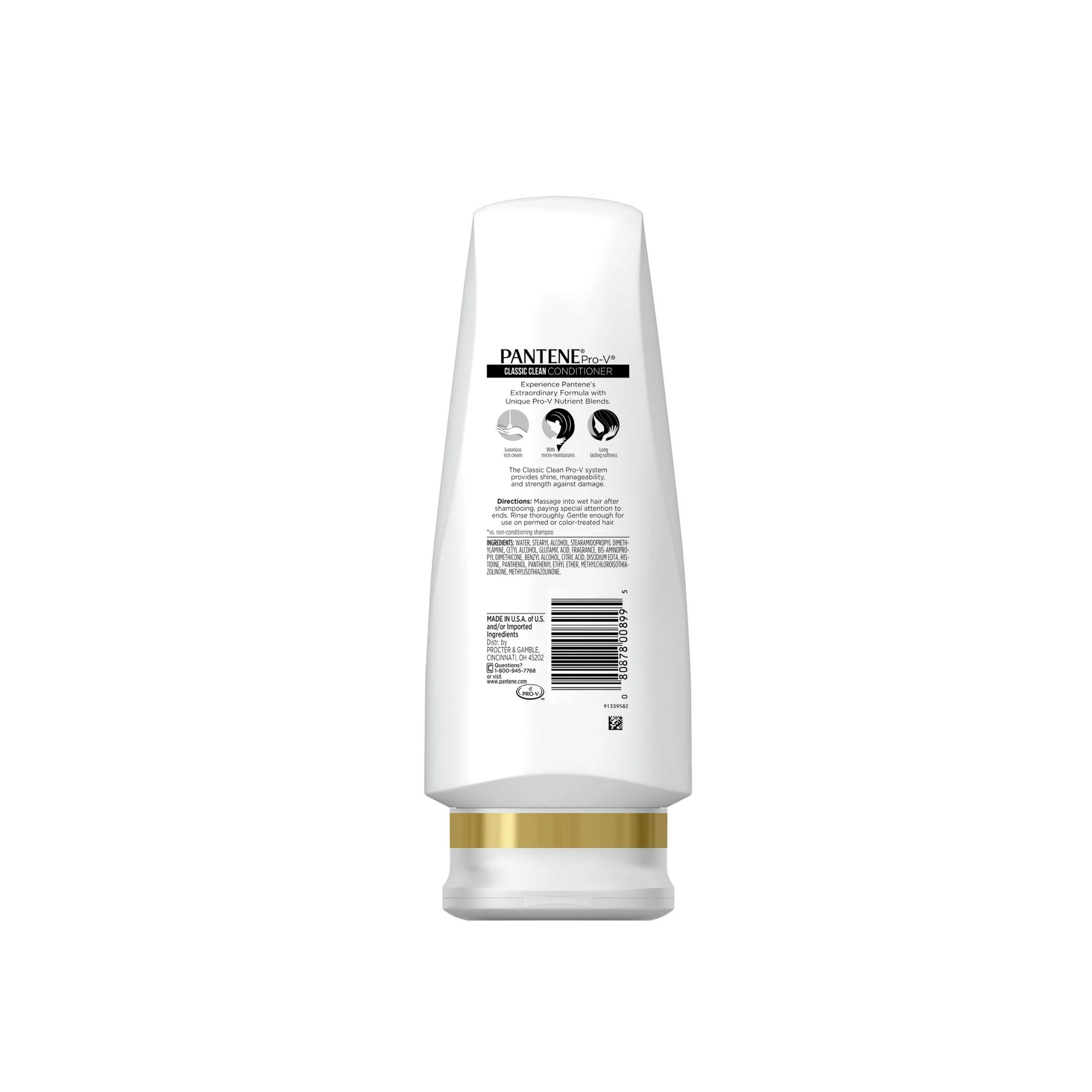 Pantene Pro V Classic Clean Conditioner, 12 Fl Oz