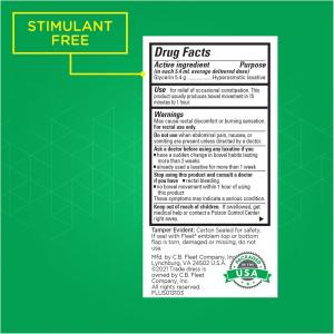 Fleet 7.5 Ml Liquid Glycerin Laxative Suppositories, Adult