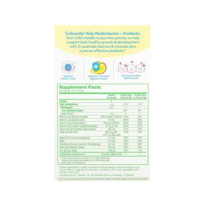 Culturelle Kids Complete Multivitamin + Probiotic, Chewable Tablets, Fruit Punch