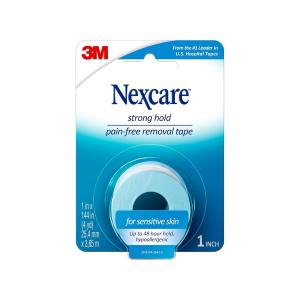 Nexcare 1 Inch Strong Hold Sensitive Skin Pain Free Removal Tape
