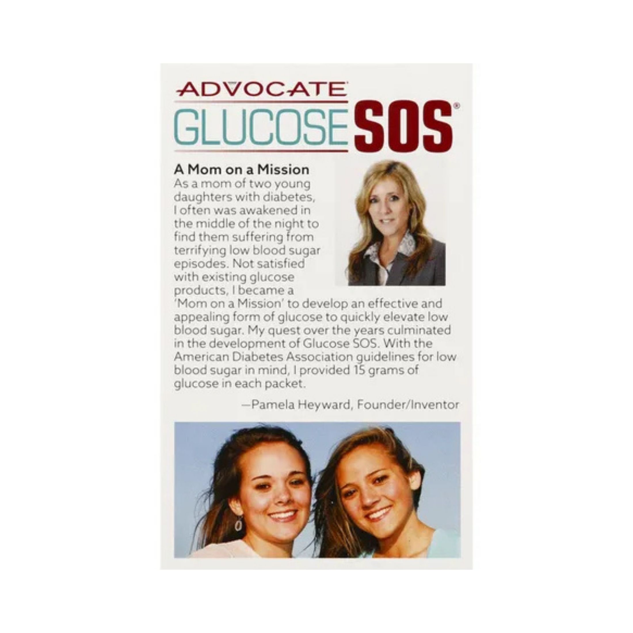 Advocate Glucose SOS Instant Dissolve Powder, Original Sweet & Tangy 3.3 Oz