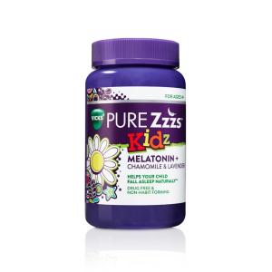 Vicks Pure Zzzs Kidz Melatonin Sleep Aid Gummies For Kids