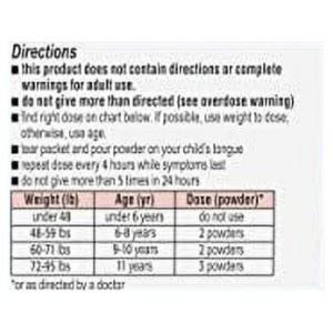 Tylenol Children's Acetaminophen Dissolve Packets, Wild Berry