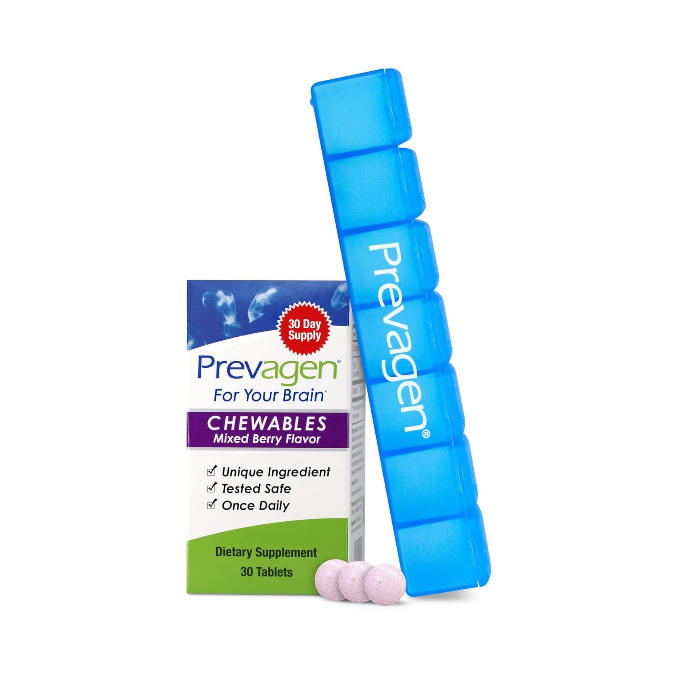 Prevagen Improves Memory, Chewables, Tablets, Mixed Berry Flavor