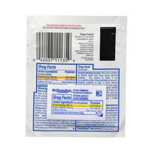 Goody's Extra Strength Fast Pain Relief Headache Powder