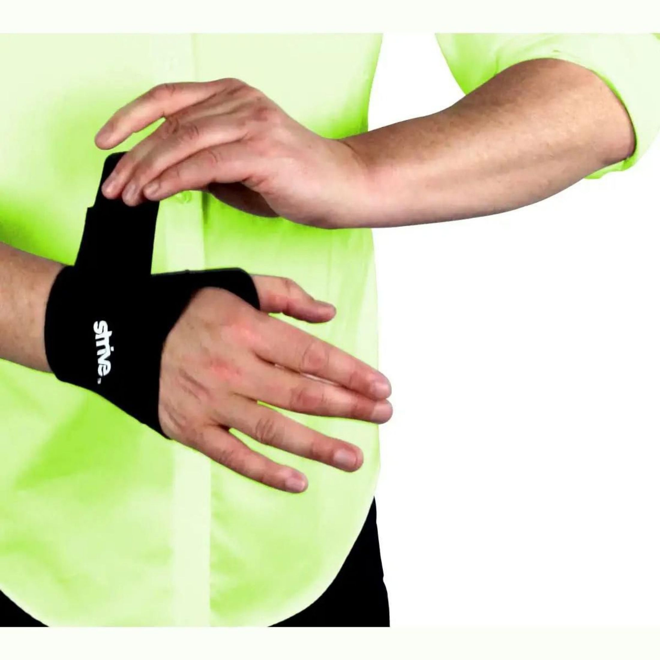 Strive Elastic Compression Therapy Wrap, Muscle Recovery And Joint Pain Relief For Right Wrist