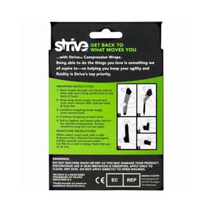 Strive Elastic Compression Therapy Wrap, Muscle Recovery And Joint Pain Relief For Left Wrist