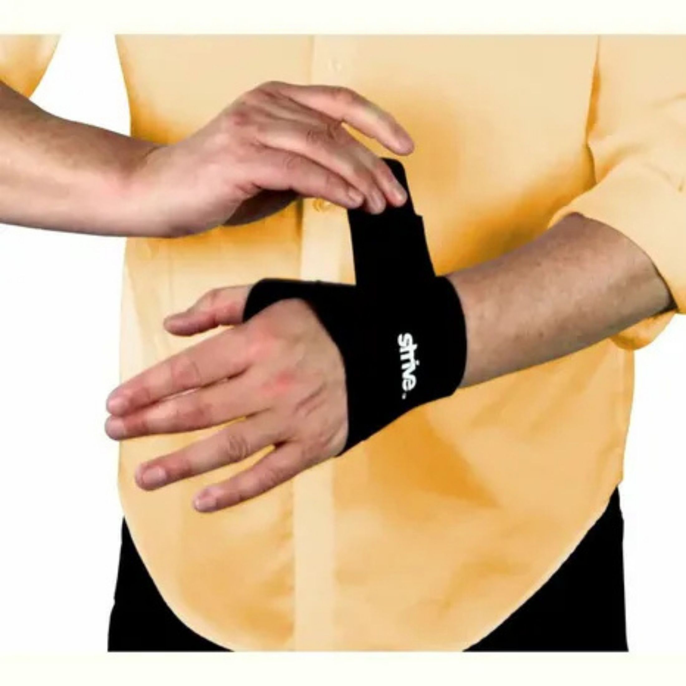 Strive Elastic Compression Therapy Wrap, Muscle Recovery And Joint Pain Relief For Left Wrist