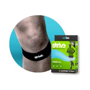 Strive Patella Support Strap And Brace, Joint Pain Relief And Muscle Recovery, Made In The USA