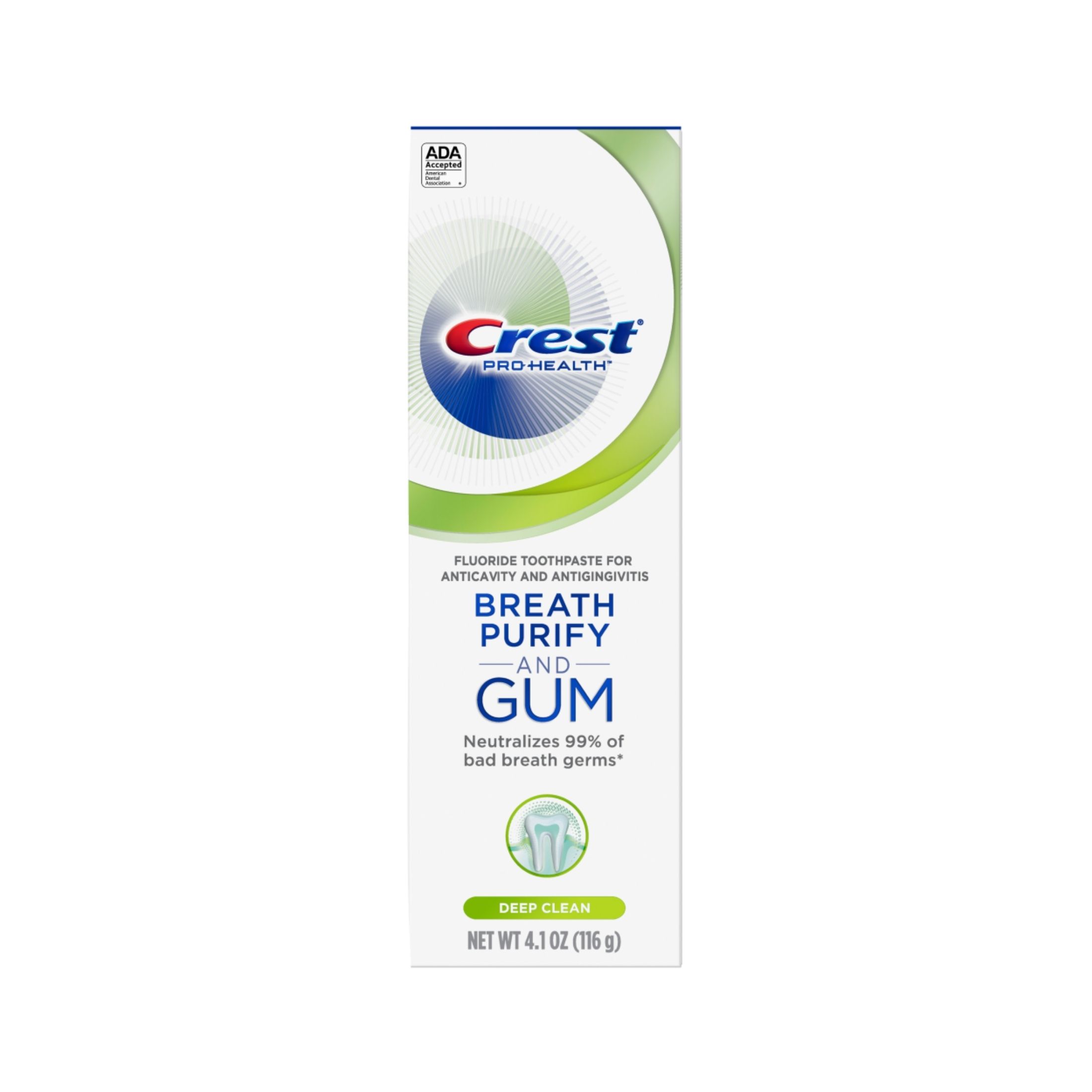 Crest Gum & Breath Purify Deep Clean Toothpaste Fresh Mint