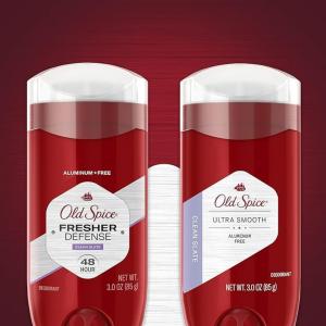 Old Spice Sweat Defense Deodorant For Men, Aluminum Free, 48 Hour, Clean Slate, 3 Oz