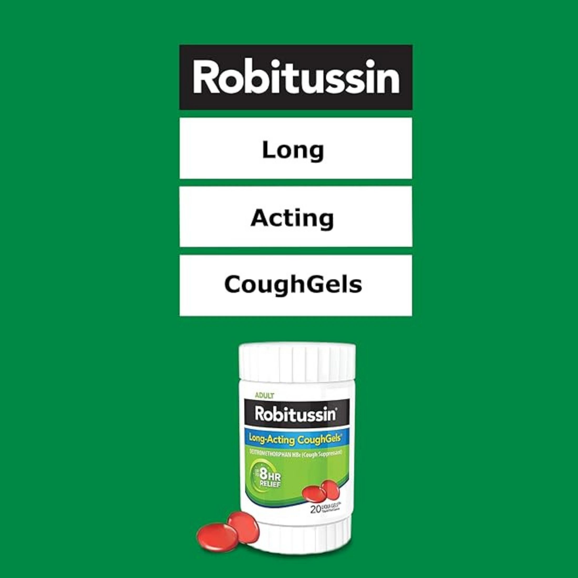 Robitussin Adult Long Acting Cough Gels