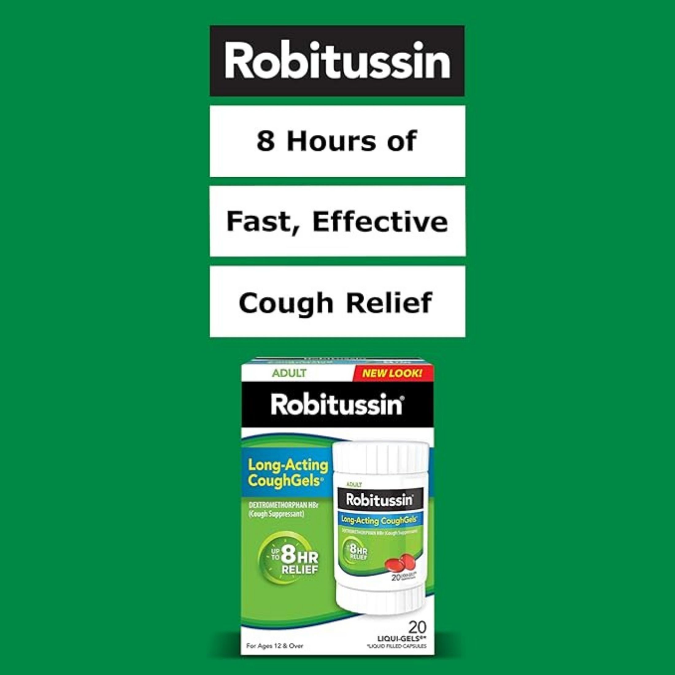 Robitussin Adult Long Acting Cough Gels